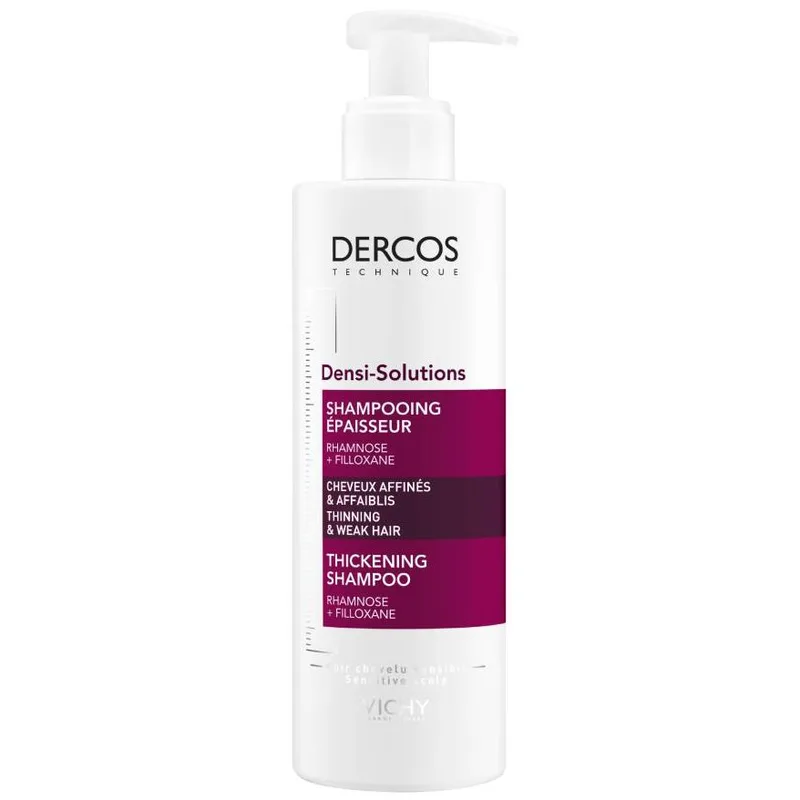 Vichy Dercos Densi-Solutions Thickening Shampoo Σαμπουάν Πύκνωσης για Αδύναμα - Λεπτά Μαλλιά 250ml