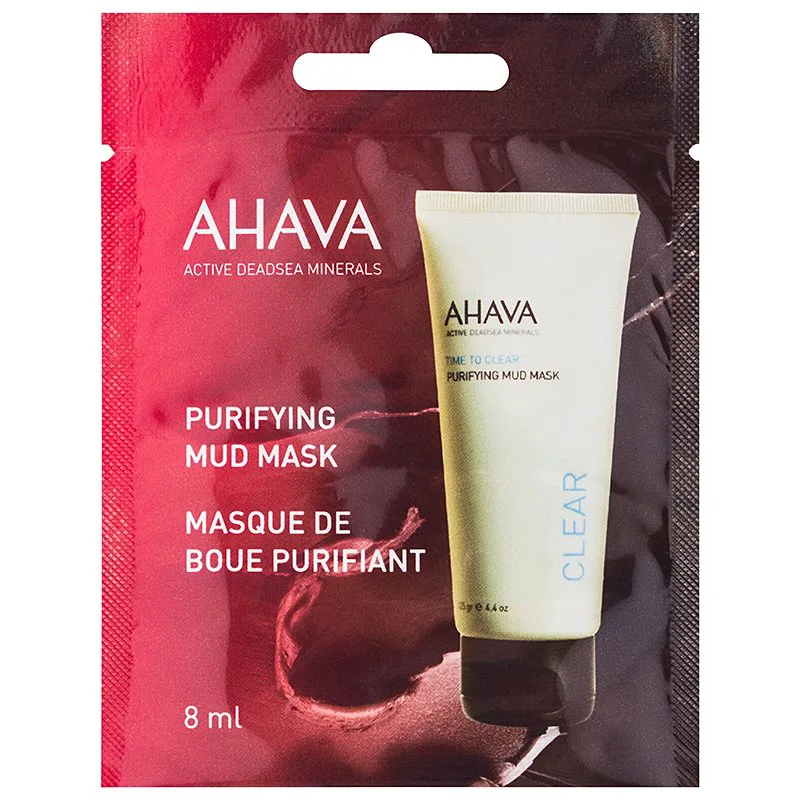 AHAVA Time To Clear καθαριστική μάσκα με λάσπη 8 ml