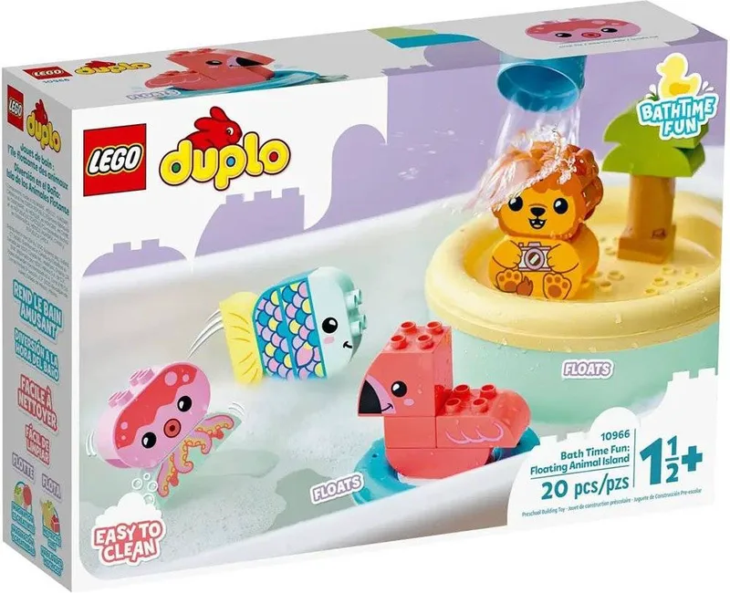 LEGO DUPLO BATH TIME FUN: FLOATING ANIMAL ISLAND (10966)