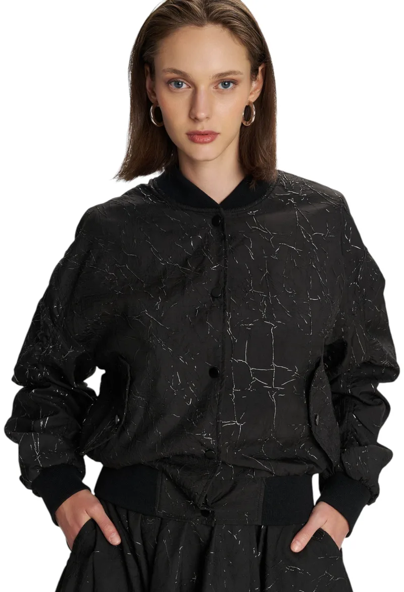 Μπουφάν Ale Bomber Με Κουμπιά 8921518-BLACK Γυναικείο