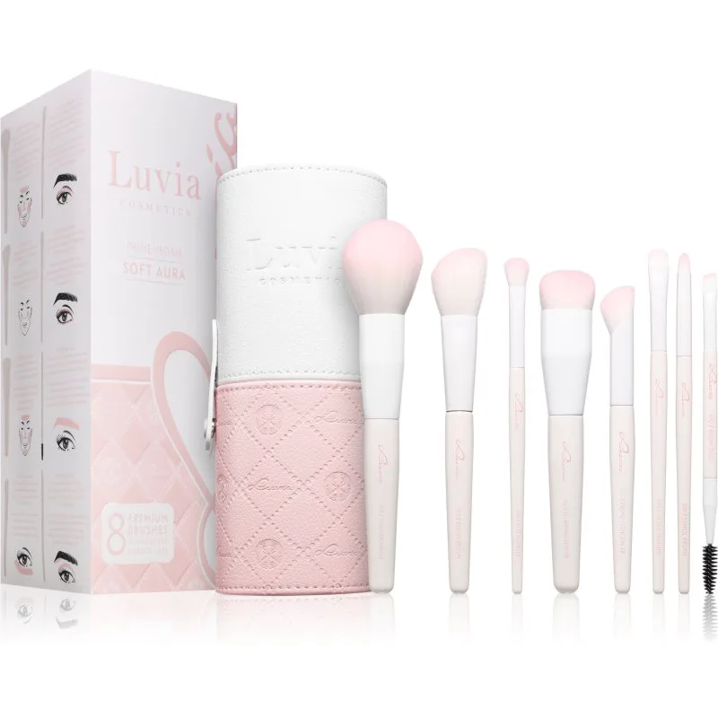 Luvia Cosmetics Soft Aura σετ με πινέλα με θήκη