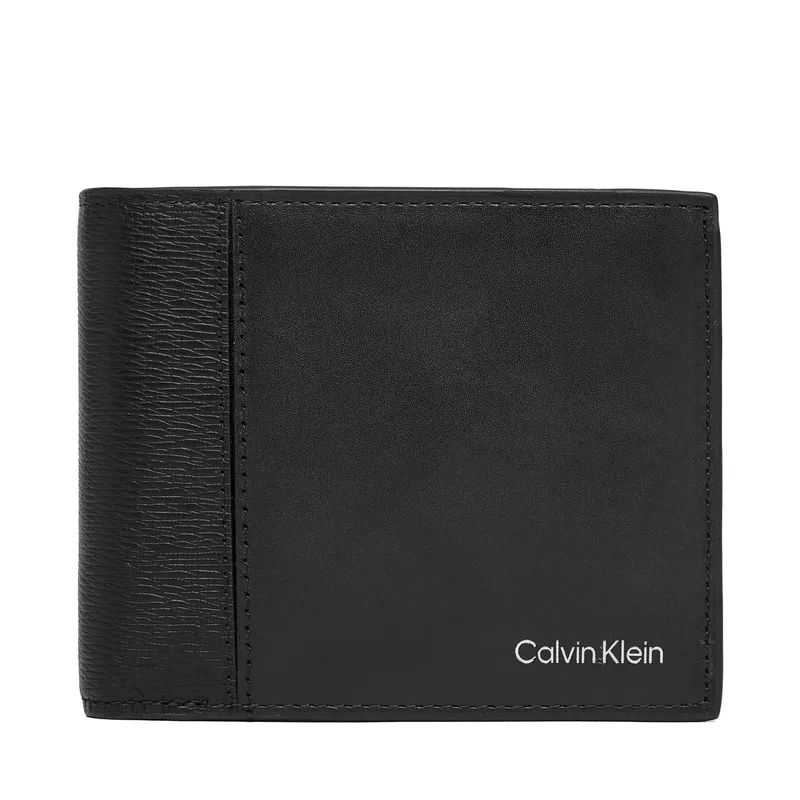 Πορτοφόλι Calvin Klein Refined Mix Billfold W Coin LV04D1304G Μαύρο