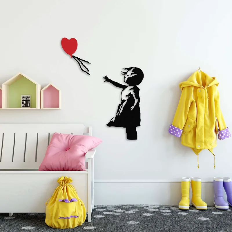 Διακοσμητικό Τοίχου (85x105) A-G Banksy 891TNL2303