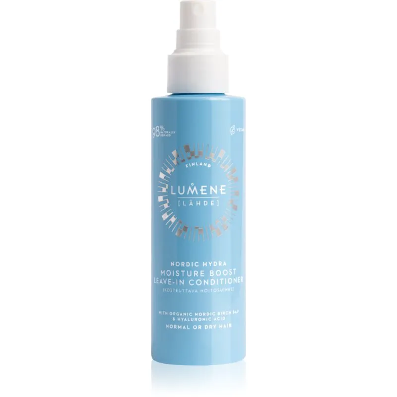 Lumene Nordic Hydra [LÄHDE] Moisture Boost κοντίσιονερ χωρίς ξέβγαλμα σε σπρέι με ενυδατικό αποτέλεσμα 150 ml