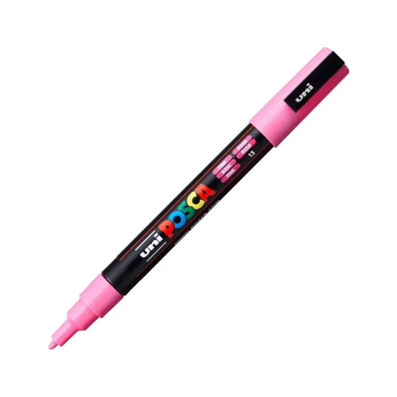 Μαρκαδόρος Posca Fine PC-3M Ροζ 1.3mm Uni-Ball