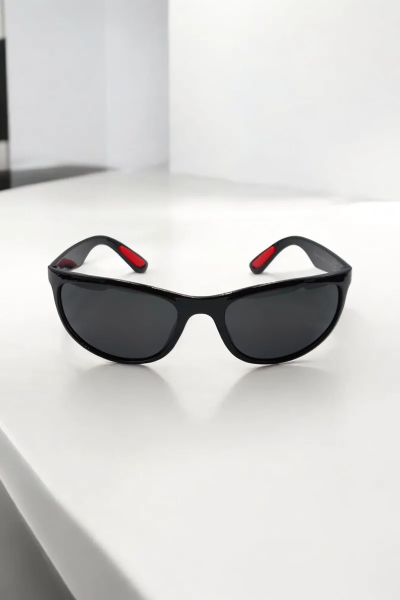 ΓΥΑΛΙΑ ΗΛΙΟΥ POLARIZED WAYFARER STYLE ΜΑΥΡΟ ΜΕ ΓΚΡΙ ΦΑΚΟ