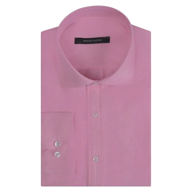 Prince Oliver Πουκάμισο Ροζ (Modern Fit)