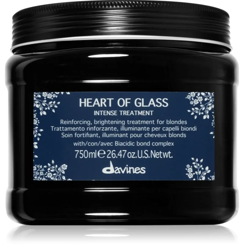 Davines Heart of Glass Intense Treatment εντατική θεραπεία για ξανθά μαλλιά 750 ml