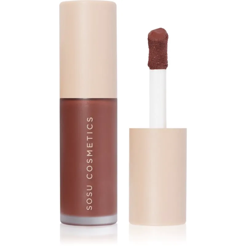 SOSU Cosmetics Liquid Blush υγρό ρουζ απόχρωση Toasted Cherry 9 ml