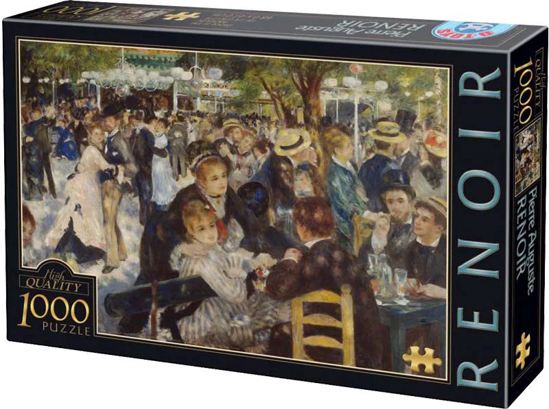 MOULIN DE LA GALETTE RENOIR D-TOYS 1000 ΚΟΜΜΑΤΙΑ