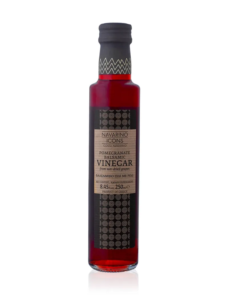 Βαλσάμικο ξίδι με ρόδι, Μεσσηνίας "Navarino Icons" 250ml>