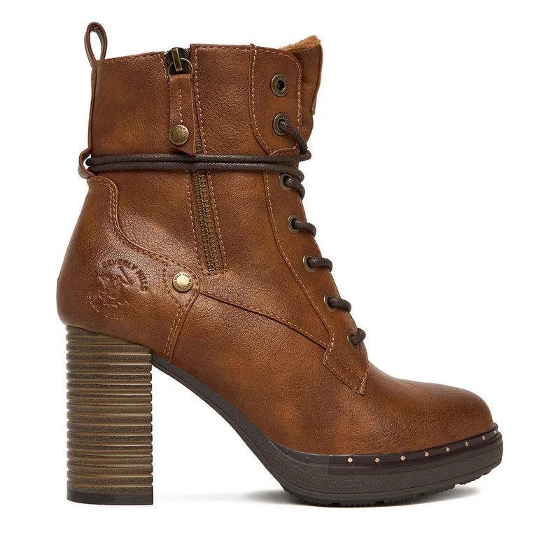 Μποτίνια Beverly Hills Polo Club CEO-WS6632-02 Καφέ