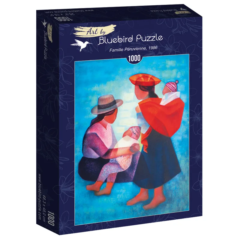 Bluebird Puzle -60139-Louis Toffoli - Famille Peruvienne, 1986 - Παζλ 1000 pieces
