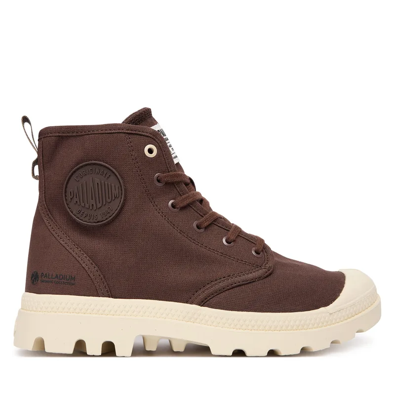 Ορειβατικά παπούτσια Palladium Pampa Hi Zip Organic 79101-293-M Καφέ