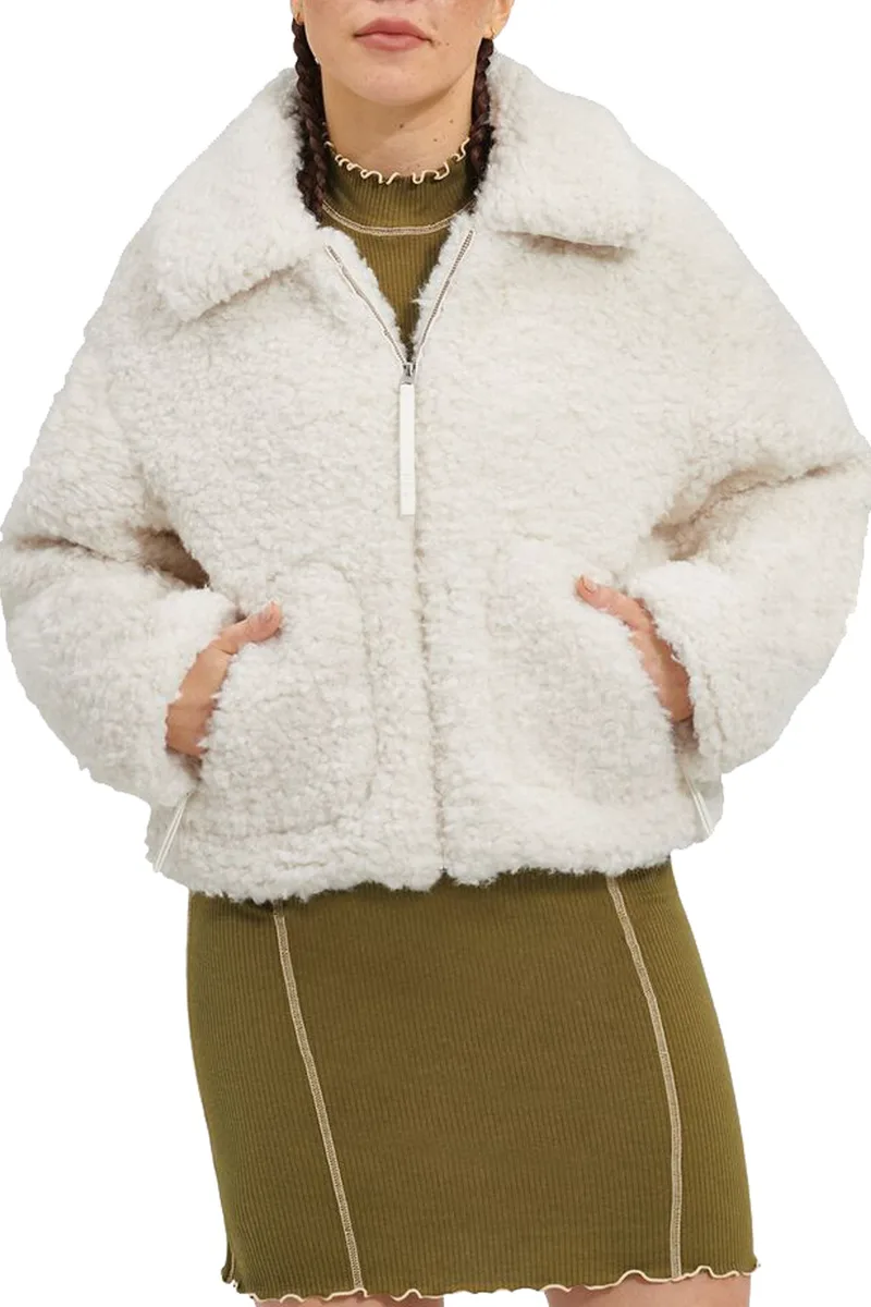 Μπουφάν Ugg Maeve Sherpa 1120636-NAT Γυναικείο