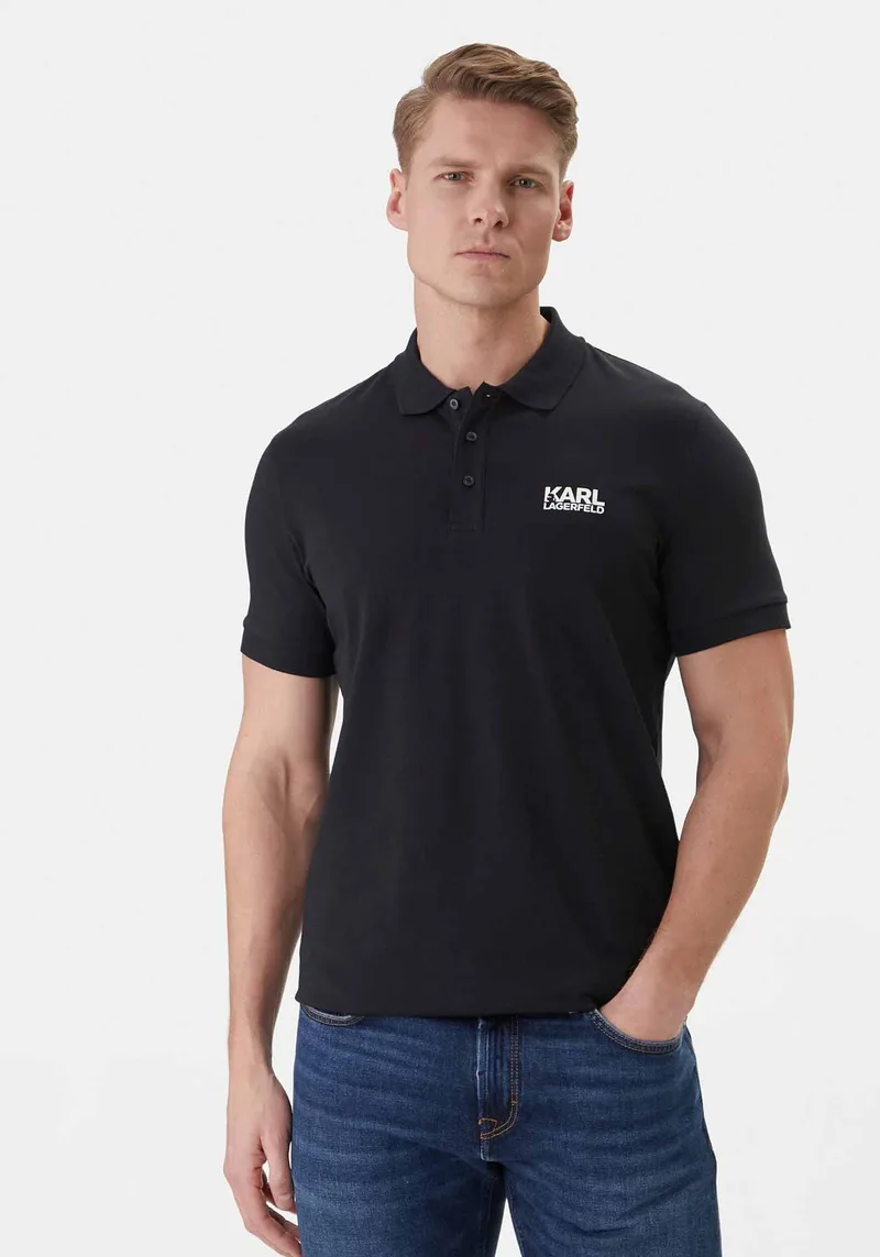 Karl Lagerfeld Polo Μπλούζα Polo - 745780 562235 690 Dark Blue