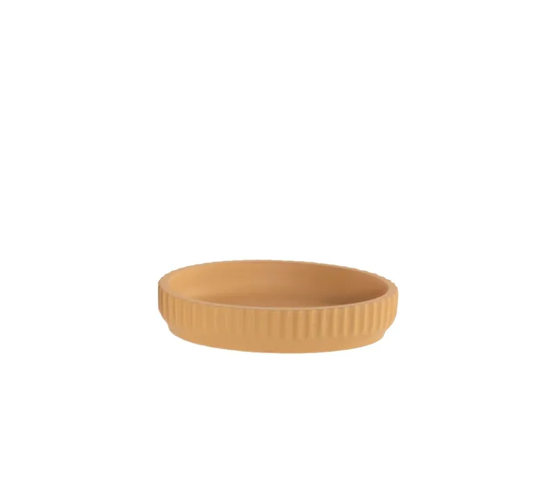 Σαπουνοθήκη Nef-Nef Concrete Venice D13,7x9,7x2,8 Mustard