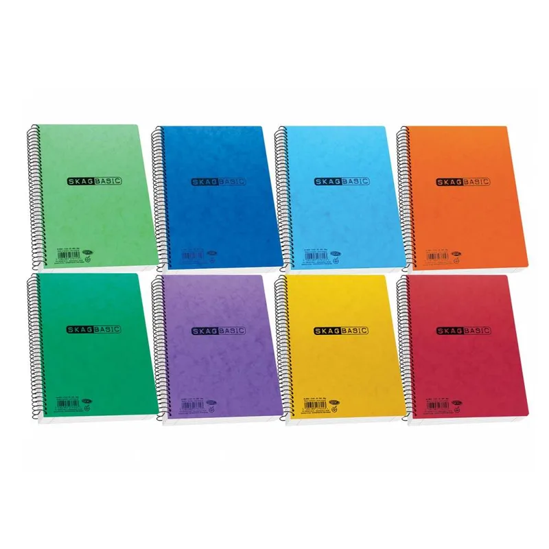 Τετράδιο Σπιράλ Skag Basic 17x25 3 Θεμάτων Νο 8003