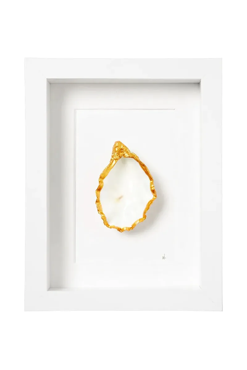 Διακοσμητικό τοίχου σε κορνίζα Maria el Mar Single Oyster 22 x 17 cm