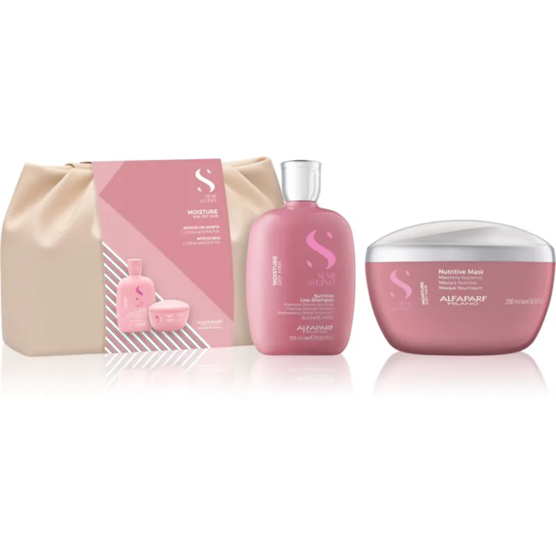 Alfaparf Milano Semi di Lino Moisture Duo Kit σετ δώρου για ξηρά μαλλιά