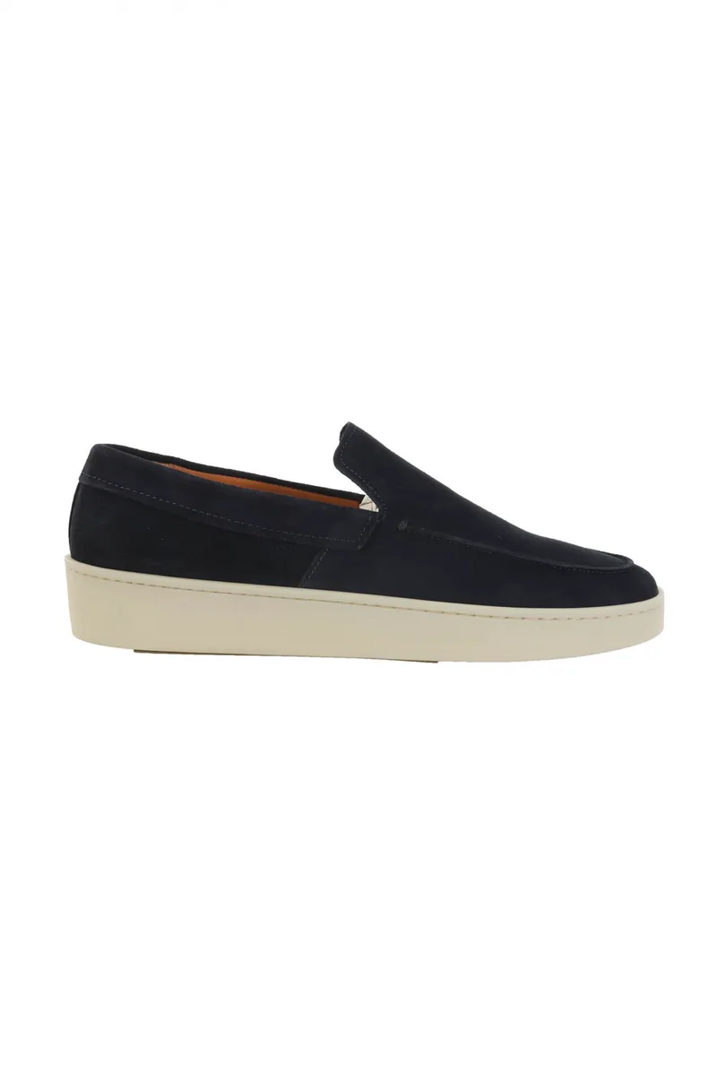 MARCO FERRETTI ΠΑΠΟΥΤΣΙΑ LOAFER SUEDE ΜΠΛΕ