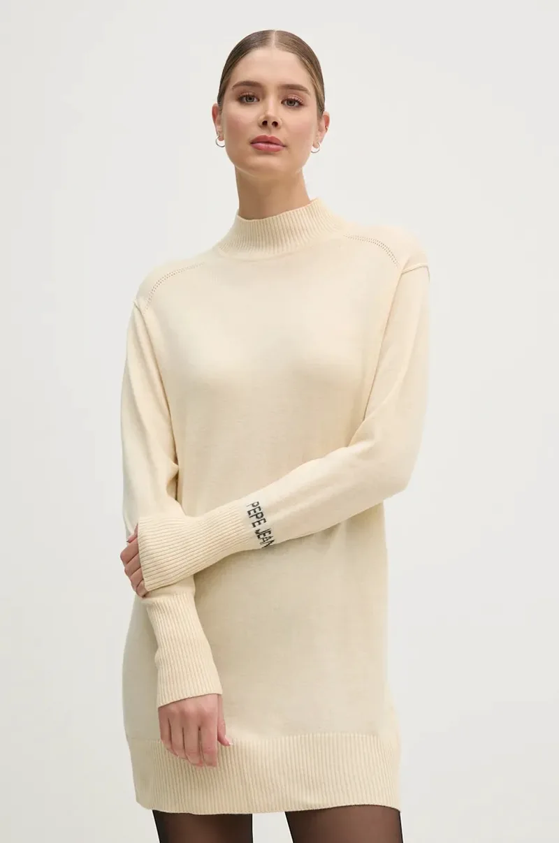 Φόρεμα από μείγμα μαλλιού Pepe Jeans HAZEL DRESS