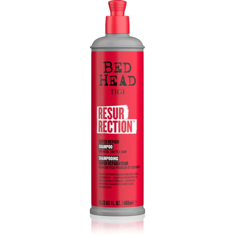 TIGI Repair System Resurrection Superrepair Shampoo θεραπευτικό σαμπουάν για αδύναμα, ταλαιπωρημένα μαλλιά 400 ml