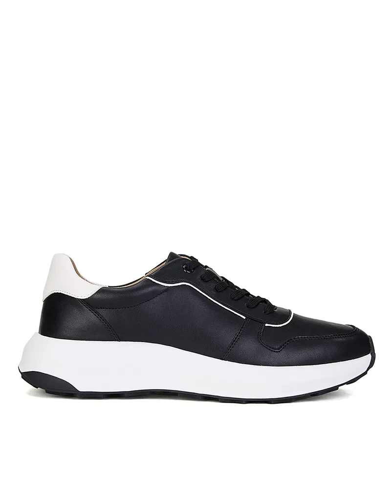 Vardas Ανδρικό Sneaker Δέρμα Και Chunky Λευκή Σόλα