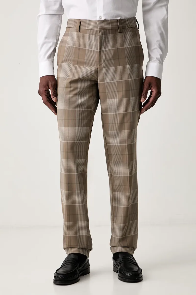 HUGO παντελόνι slim fit ανδρικό μάλλινο Hogan263X