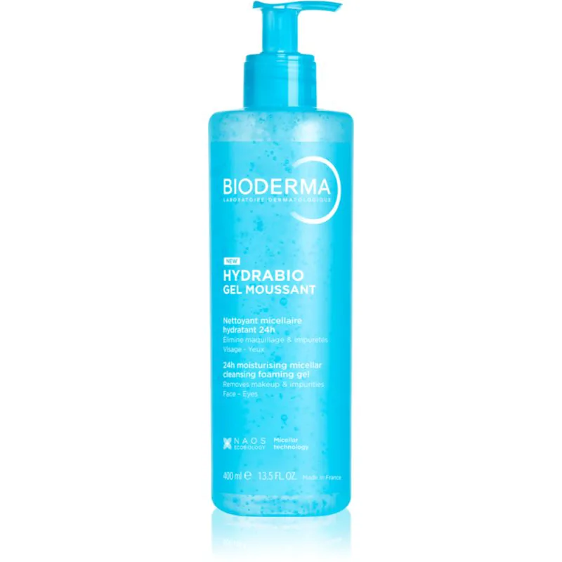 Bioderma Hydrabio Gel Moussant μικυλλιακό καθαριστικό τζελ με ενυδατικό αποτέλεσμα 400 ml