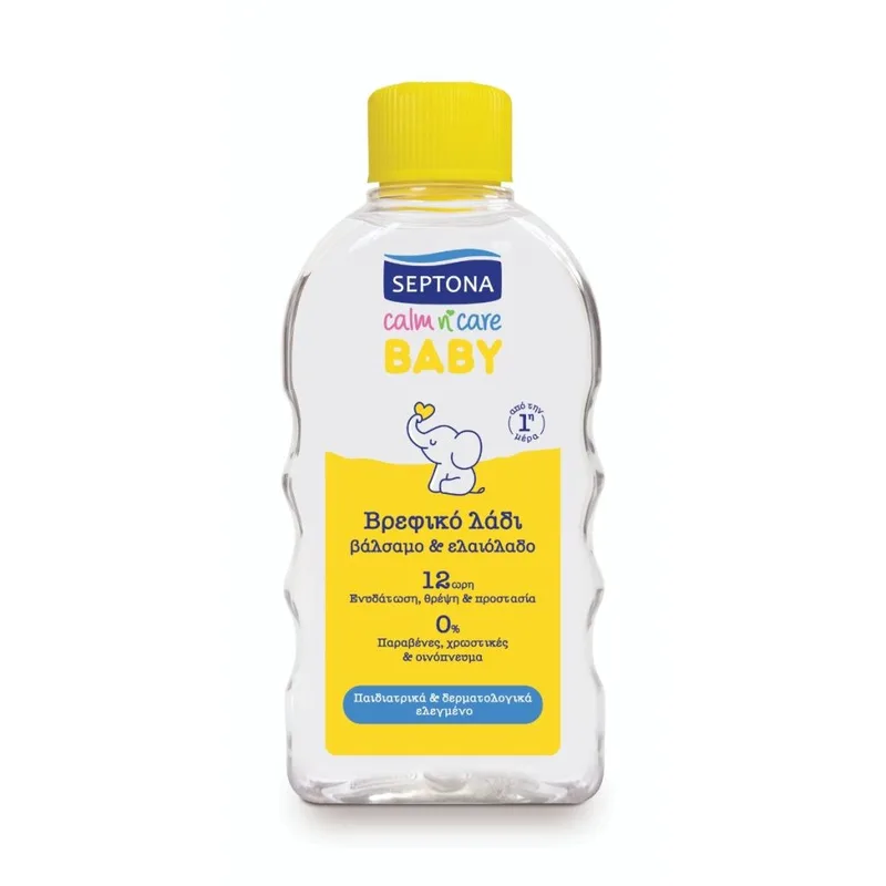 Septona Calm 'n Care Βρεφικό Λάδι Με Βάλσαμο και Ελαιόλαδο 200ml
