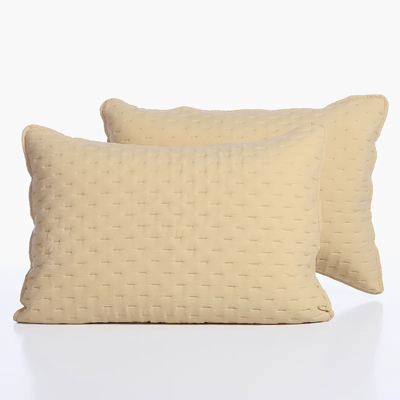 Μαξιλαροθήκες Ζεύγος 52X72 Nef Nef Adelle Butter Yellow (52x72)