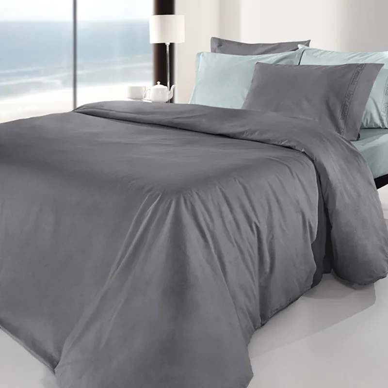 Σεντόνι Μεμονωμένο King Size 180X200+35 Guy Laroche Color Plus Anthracite Με Λάστιχο (180x200+35)