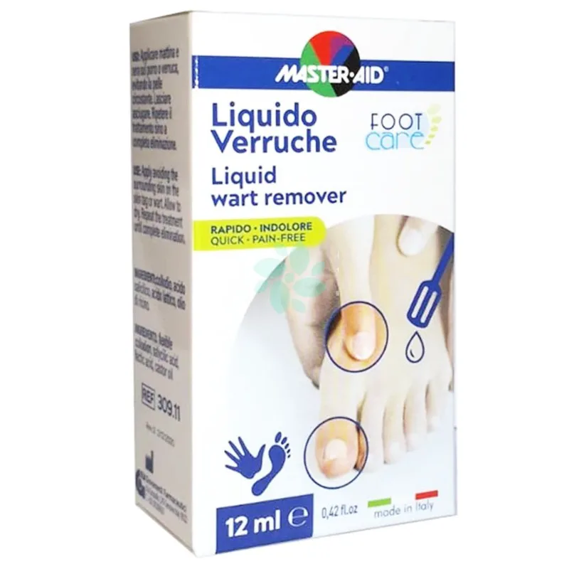 Master Aid Foot Care Liguid Wart Remover Υγρό Αφαίρεσης των Μυρμηγκιών του Δέρματος 12ml