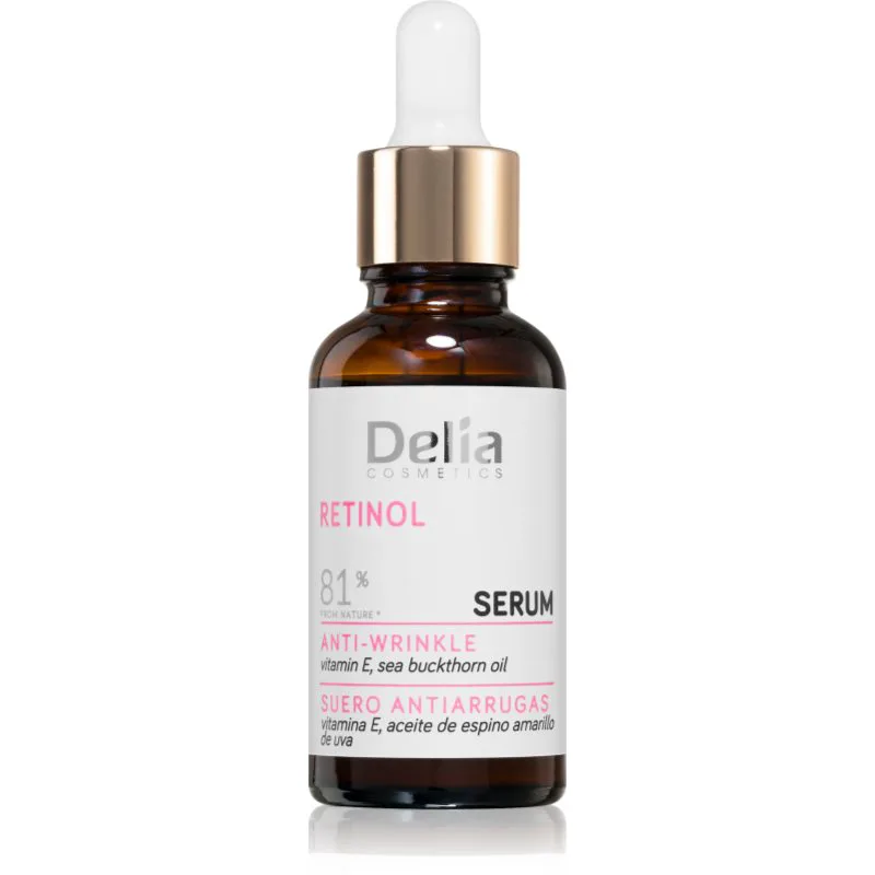 Delia Cosmetics Retinol Anti-Wrinkle Serum αντιρυτιδικός ορός με ρετινόλη 30 ml
