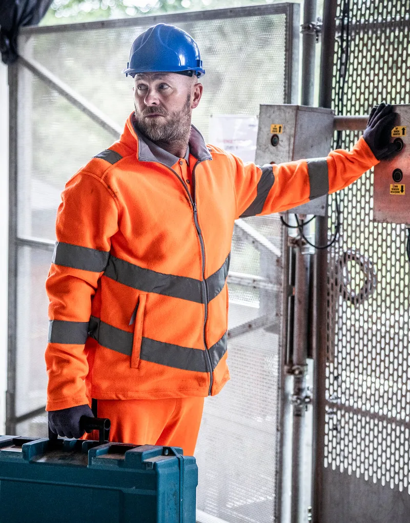 Pro Hi-Vis Thor Fleece Regatta High Visibility TRF648 Πορτοκαλί