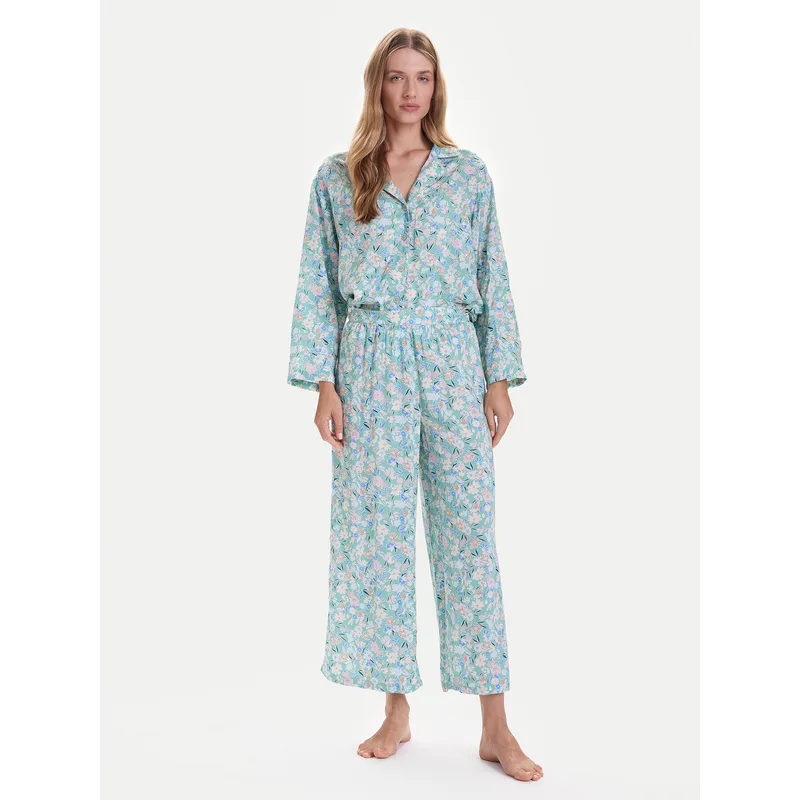 United Colors Of Benetton Πιτζάμα 4W313P00U Πράσινο Relaxed Fit