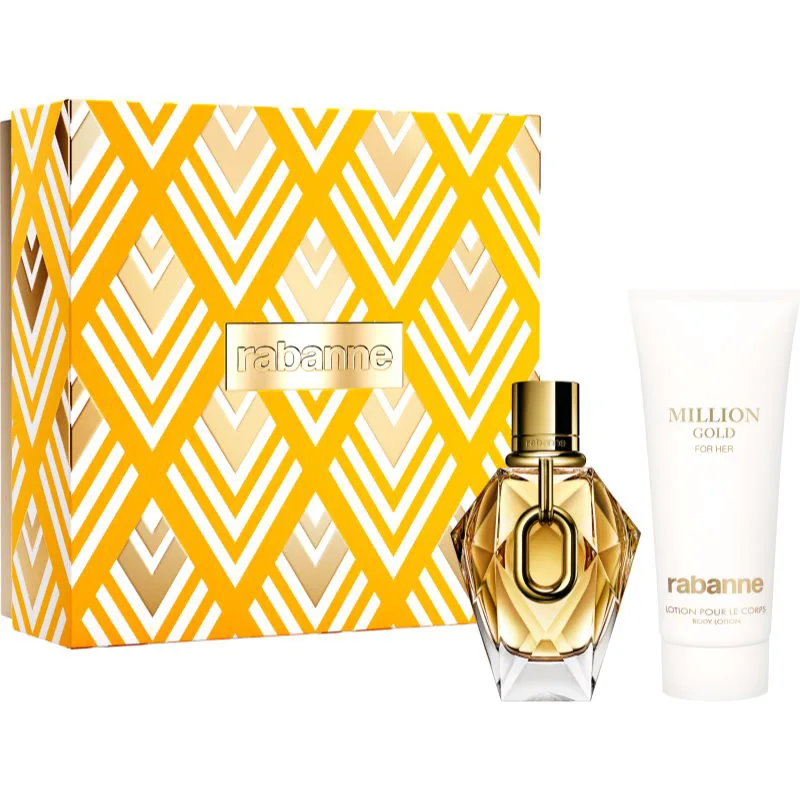 Rabanne Million Χρυσό For Her σετ δώρου για γυναίκες 1 τμχ