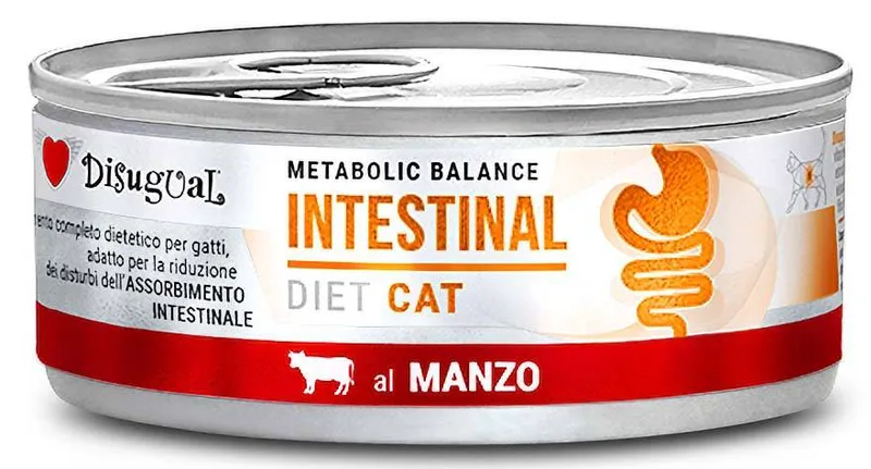 ΚΟΝΣΕΡΒΑ ΓΑΤΑΣ DISUGUAL METABOLIC BALANCE INTESTINAL ΜΕ ΒΟΔΙΝΟ 85GR
