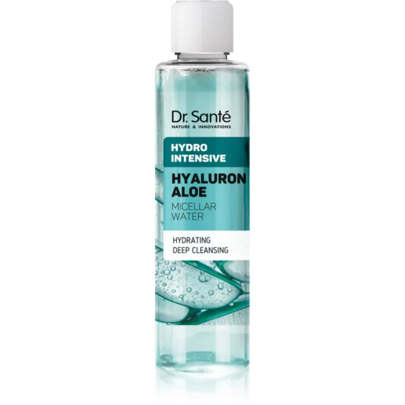 Dr. Santé Hydro Intensive Hyaluron + Aloe ενυδατικό μικυλλιακό νερό για όλους τους τύπους επιδερμίδας 200 ml