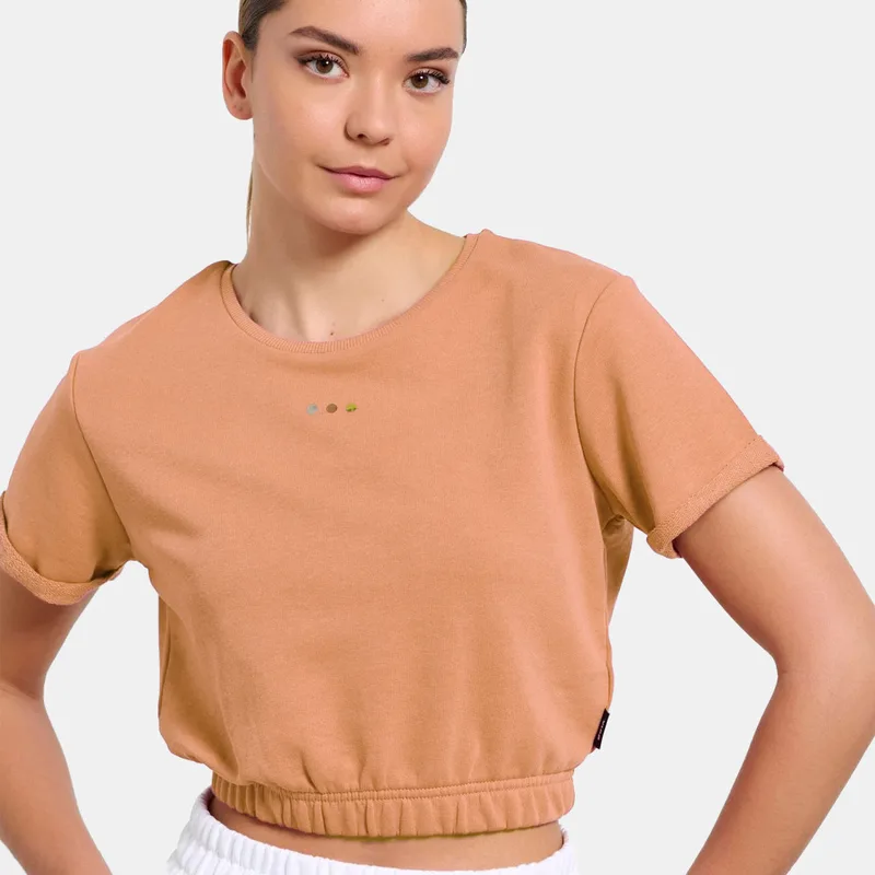 BodyTalk Snaps Γυναικείο Cropped T-Shirt (9000144151_16311)