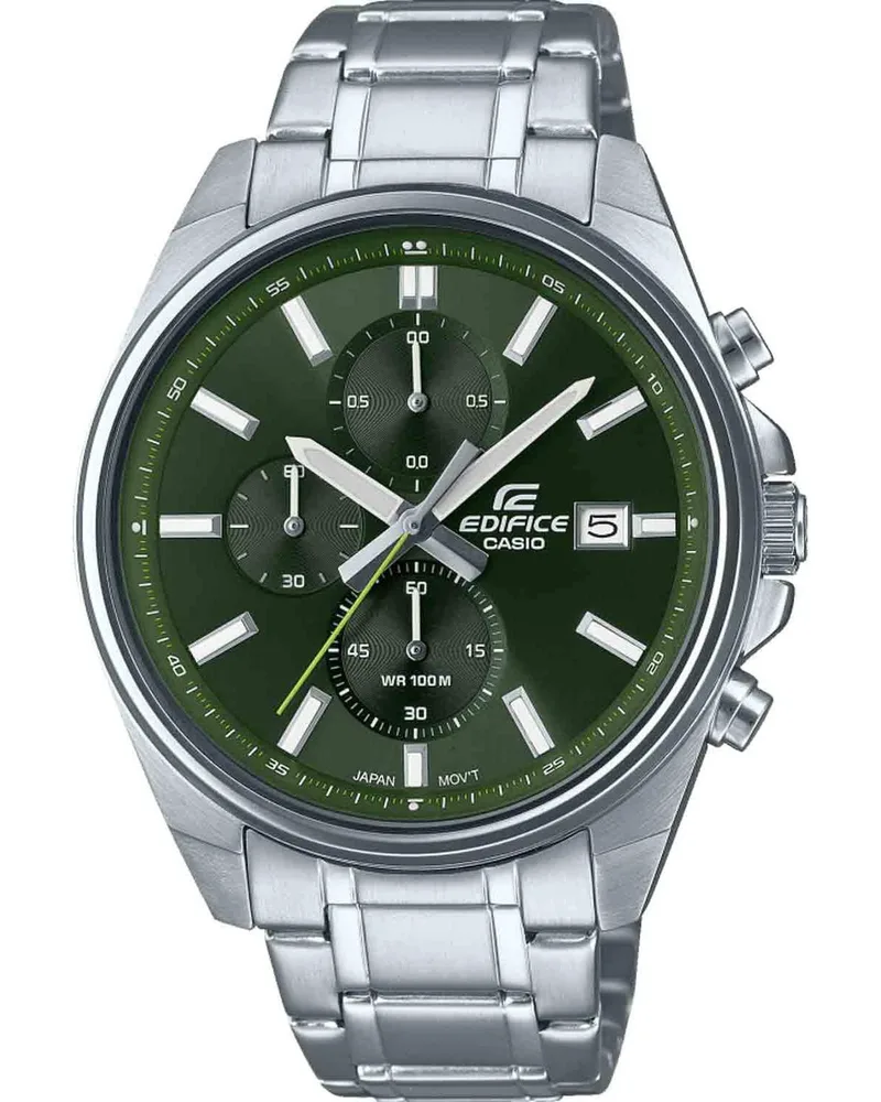 CASIO Edifice Chronograph - EFV-610D-3CVUEF, Silver case with Stainless Steel Bracelet