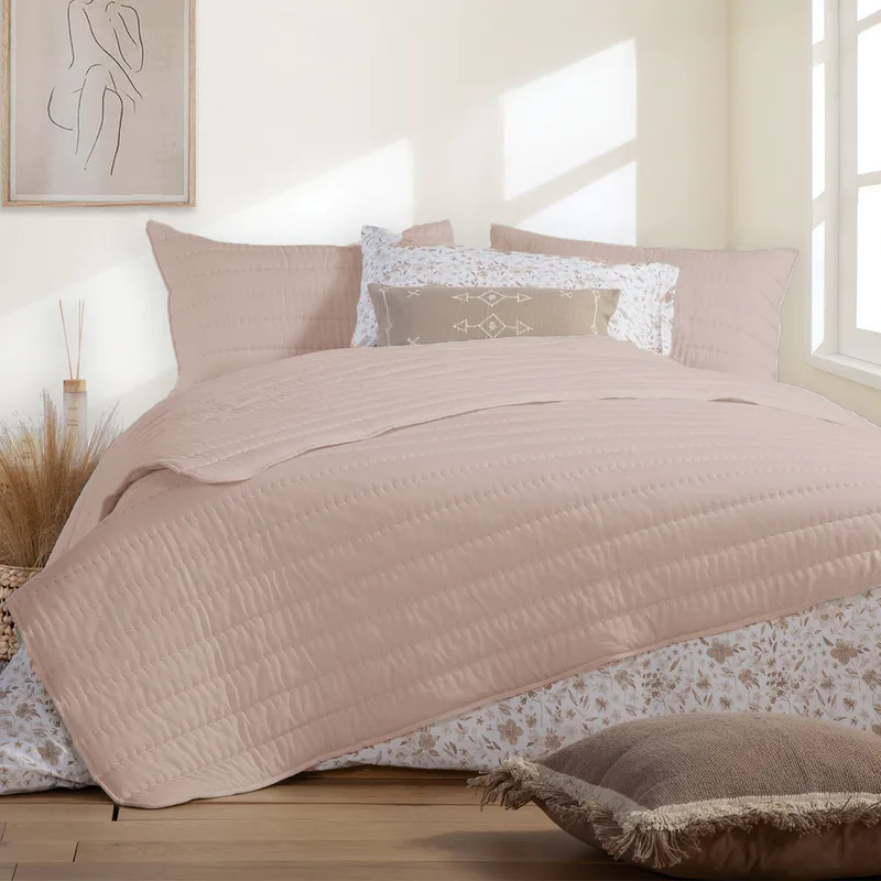 Κουβερλί King Size (270x270) Nef-Nef Homeware Colorfull English Rose