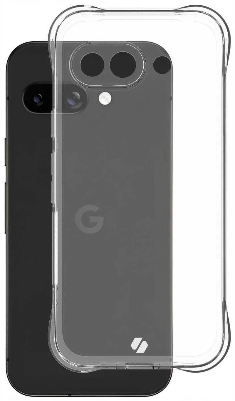Θήκη Google Pixel 9a Spacecase Anti-Shock Διάφανη Σιλικόνης 1mm - Clear (5905719117313)