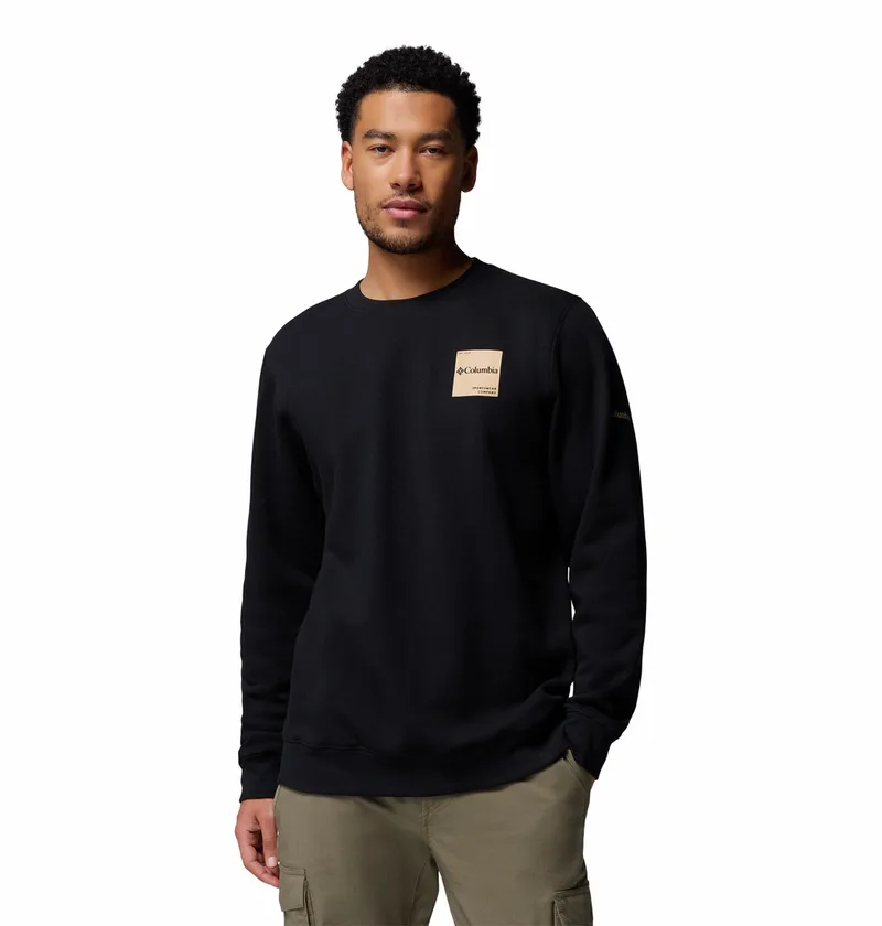 Columbia Ανδρικό Φούτερ Λαιμόκοψη Trek™ Crew 1957933-007 Μαύρο