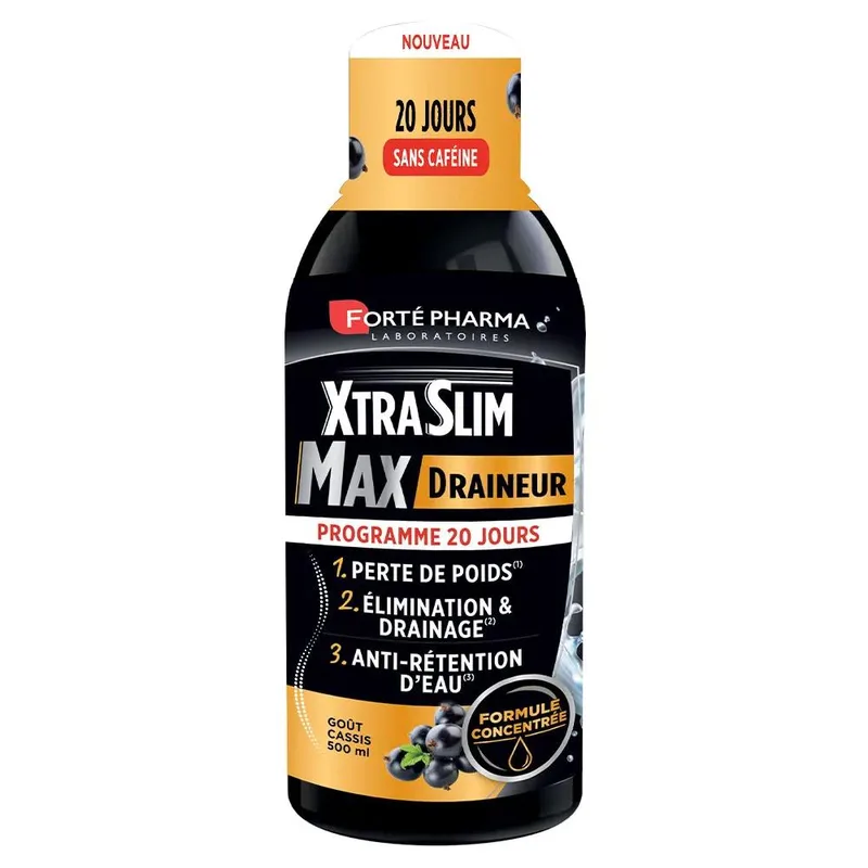 Forte Pharma XtraSlim Max Draining Powerful drink without caffeine 500ml