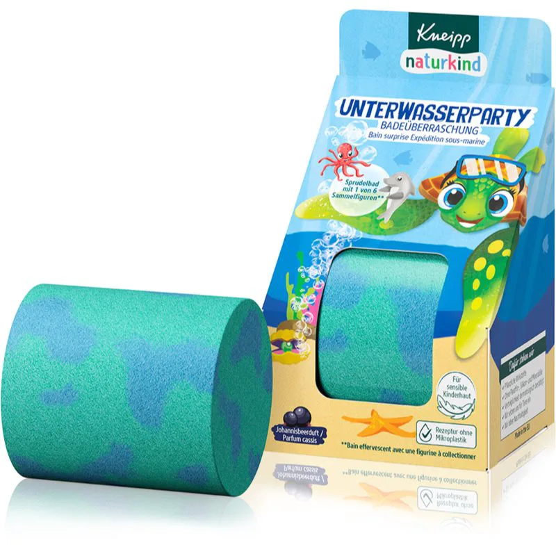 Kneipp Naturkind Underwater Party βόμβα μπάνιου για παιδιά με έκπληξη 1 τμχ
