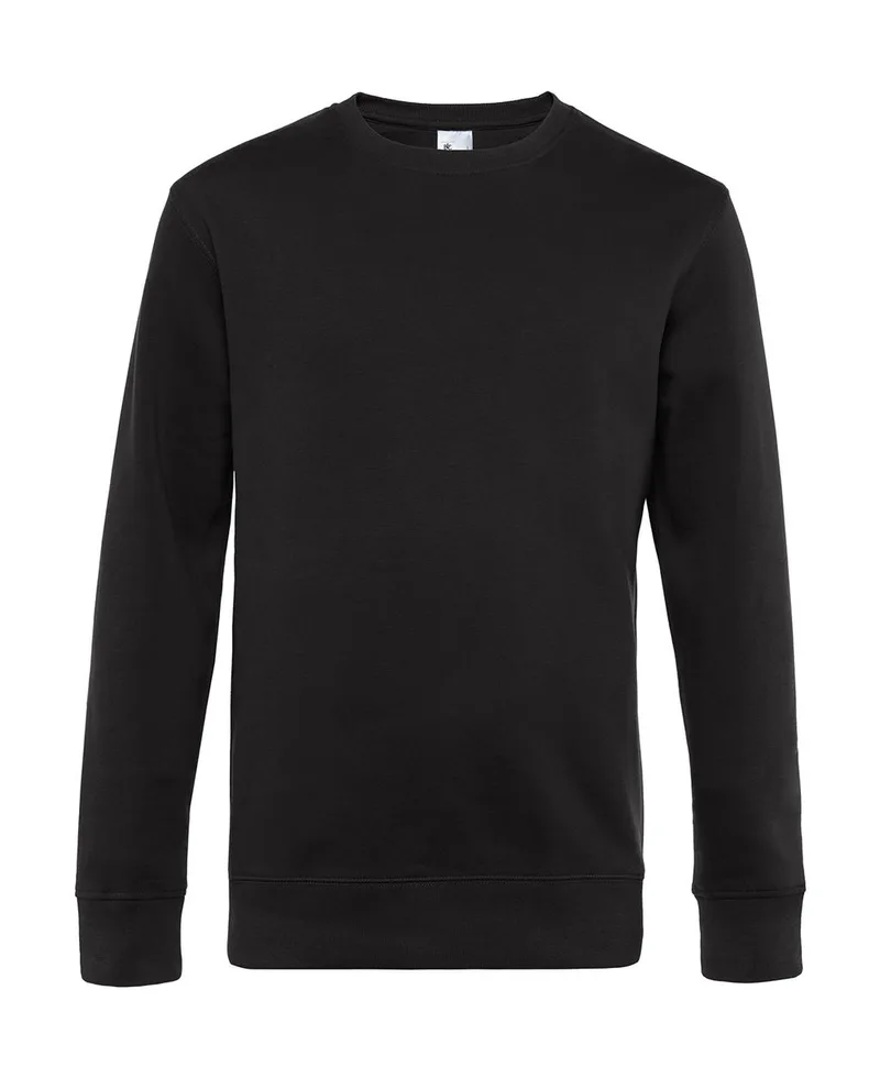 Φούτερ Crewneck WU01K B & C Black Pure