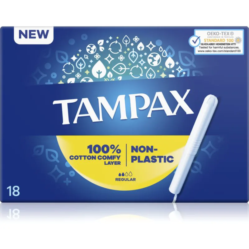 Tampax Regular ταμπόν με εφαρμοστή 18 τμχ