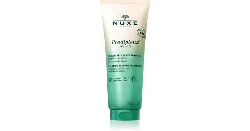 Organic relaxing scented shower gel Nuxe Prodigious Neroli 200 ml